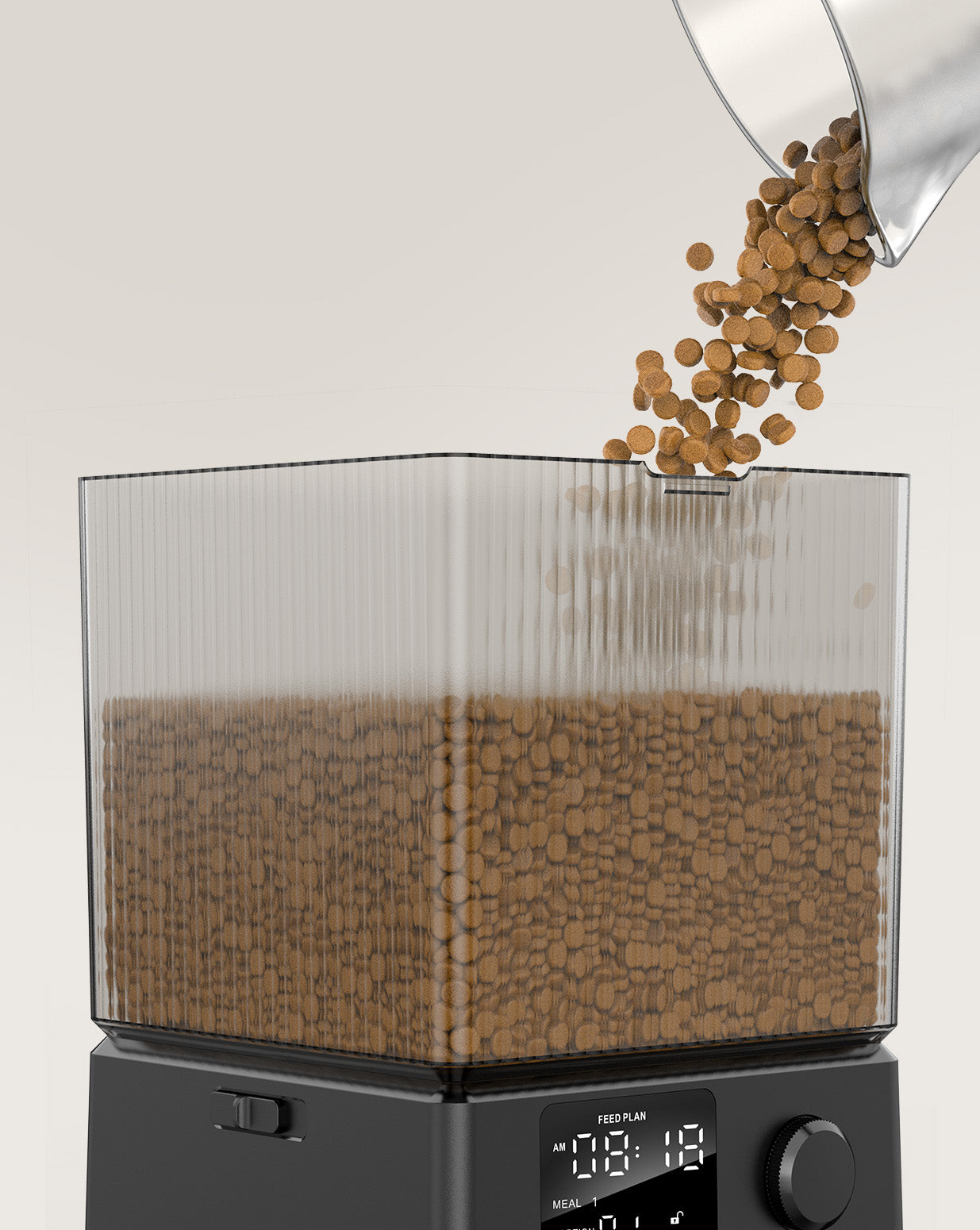 Oneisall 自动食物碗 PFD-002 CW15006 - 食物碗 - 自动食物分配器 - 猫和狗 (翻新)