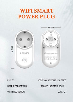 LDNIO Wifi 智能插头带LED灯 1月预售