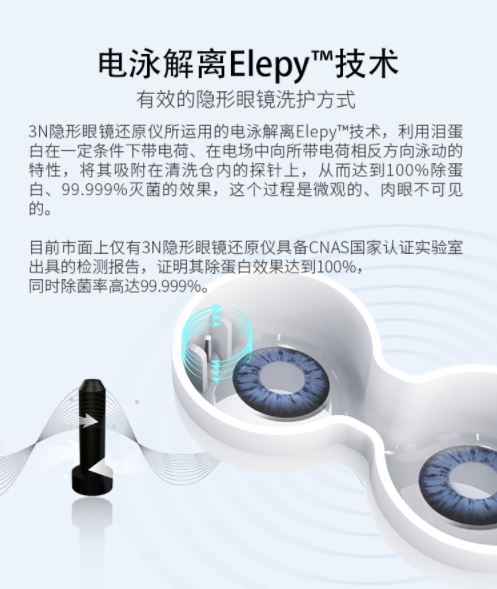 京东京造隐形眼镜清洗机💧深层清洁专业护眼👀新方式✨