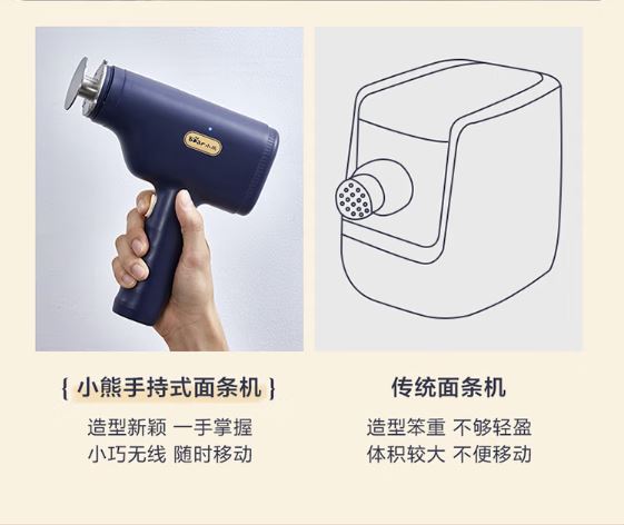 小熊(Bear )家用手持压面枪 YMJ-A01V1