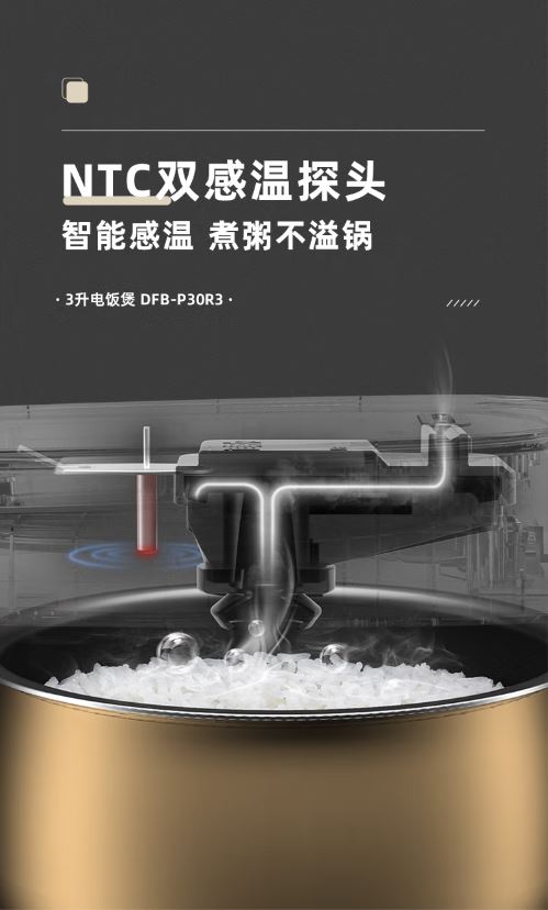 小熊(Bear)智能多功能3升电饭煲 复古绿 DFB-P30R3 1月预售