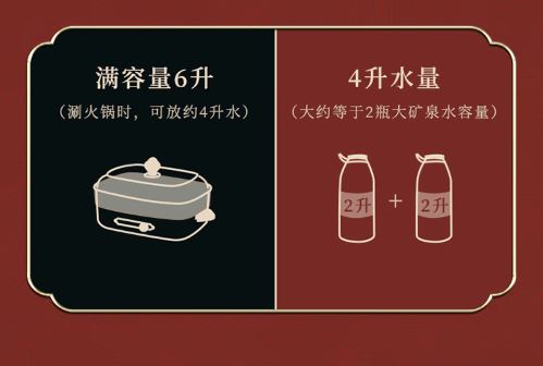 小熊(Bear)多功能国风料理锅火锅6升 LLG-A15X1