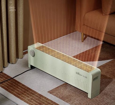 小熊(bear)踢脚线取暖居电暖器浴两用防水设计 DNQ-A22C1