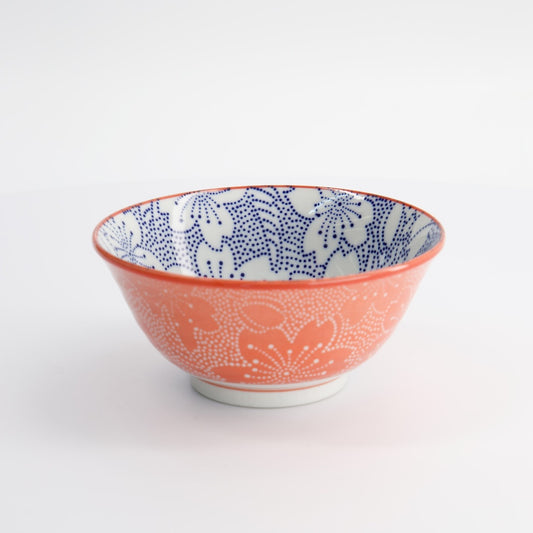 Mixed Bowls Dot Sakura 红蓝色