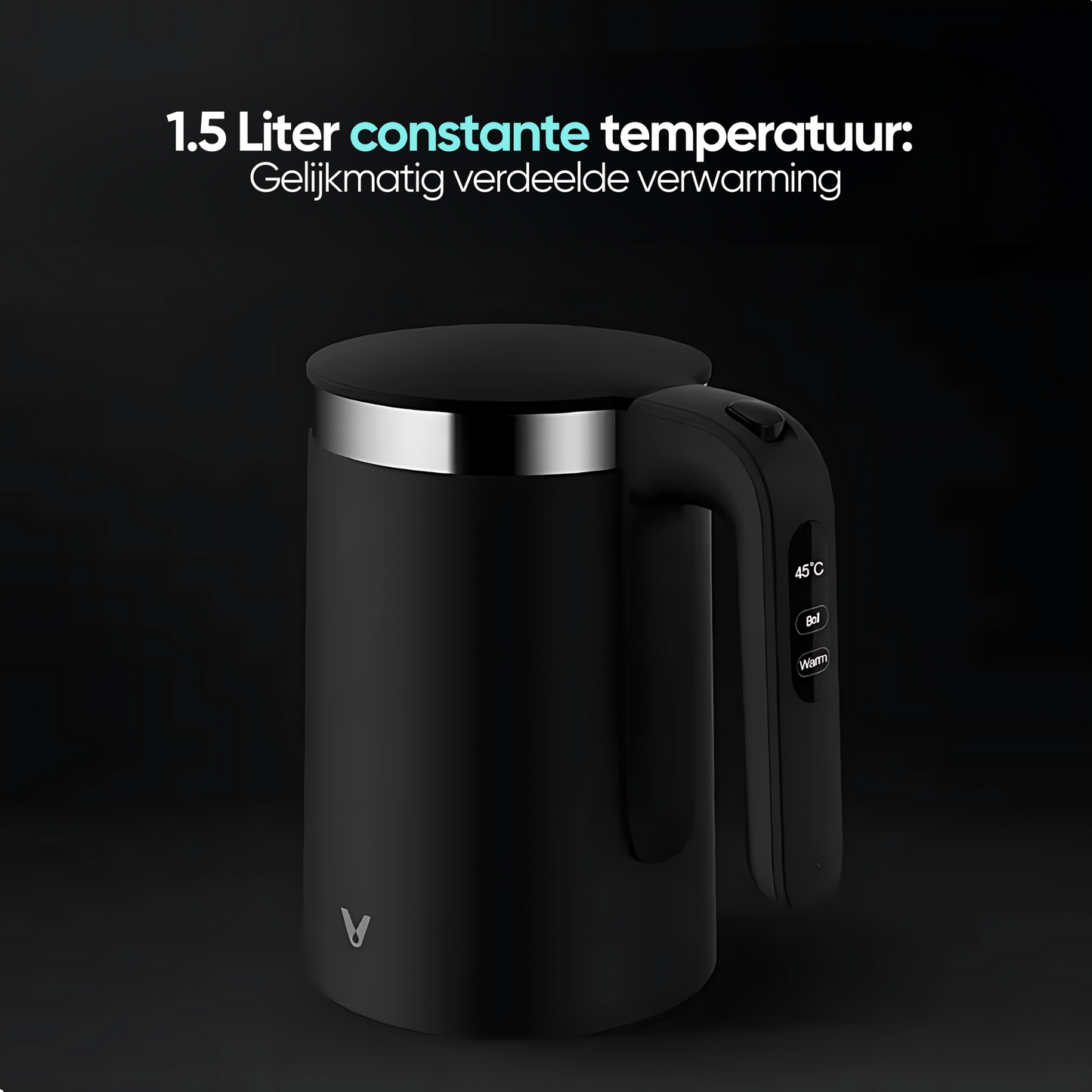 Viomi 智能水壶1.7L 手机App控制 带显示屏