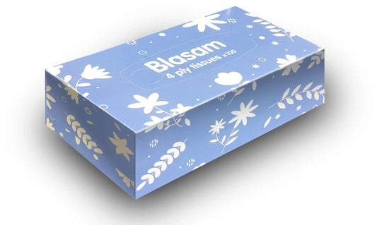 Balsem Tissues 4-laags met 100 vellen舒洁纸巾,4层,100张装